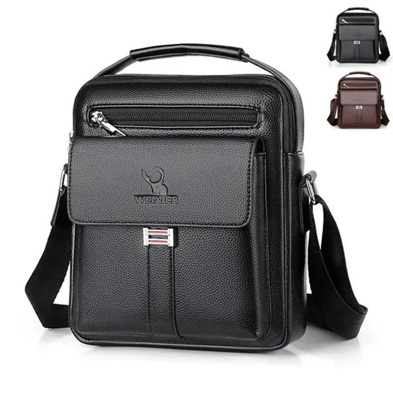 Bolsa Crossbody Masculina em Couro